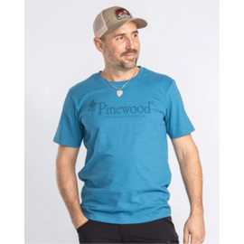 T-Shirt, Pinewood, Outdoor Life Azur Blue, L