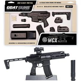 Goatguns, Druckguss Miniature, SIG SAUER MCX Rattler, schwarz