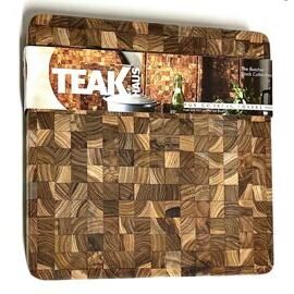 Teak, Haus, Teak Hackblock/Servierbrett