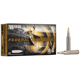 Munition, Federal, TROPHY BONDED® TIP, Vital Shok, cal. .7mm Rem. Mag, 140 GR