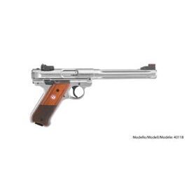 Pistole, Ruger, Mark IV Hunter, Kal. .22 LR, Satin Stainless, 6,88