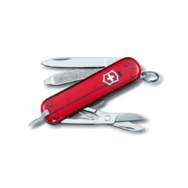 Taschenmesser, Victorinox, Signature, 58mm, rot transparent