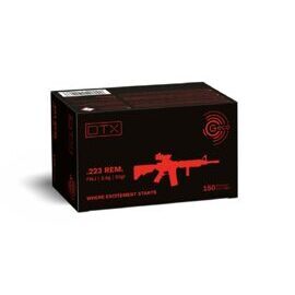 Geco, .223 Rem, Büchsdenpatrone, VM, DTX, 55gr/3.6g