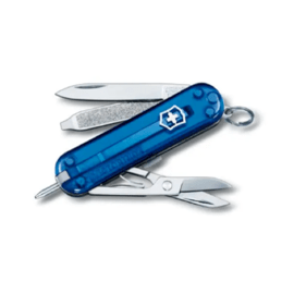 Taschenmesser, Victorinox, Signature, 58mm, blau transparent