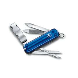 Taschenmesser, Victorinox, Nail Clip 580 blau transparent