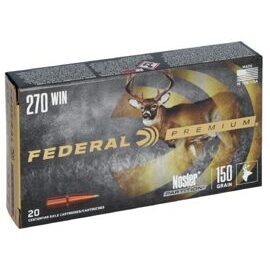 Munition, Federal, NOSLER® PARTITION®, Vital-Shok, cal. .270 Win, 150 GR