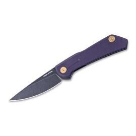 Taschenmesser, Real Steel Valore G10 Purple Blackwash