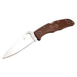 Spyderco Endura Flat Ground Braun