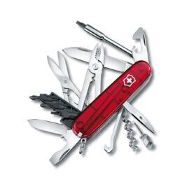 Taschenmesser, Victorinox, Cyber Tool M, rot transparent