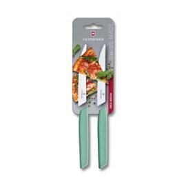 Steakmesser-Set, Victorinox, Swiss Modern, 2-teilig, Minzgrün