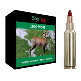 Jagdmunition, 300 WSM Sax KJG-SR 8.0 g / 123 grs