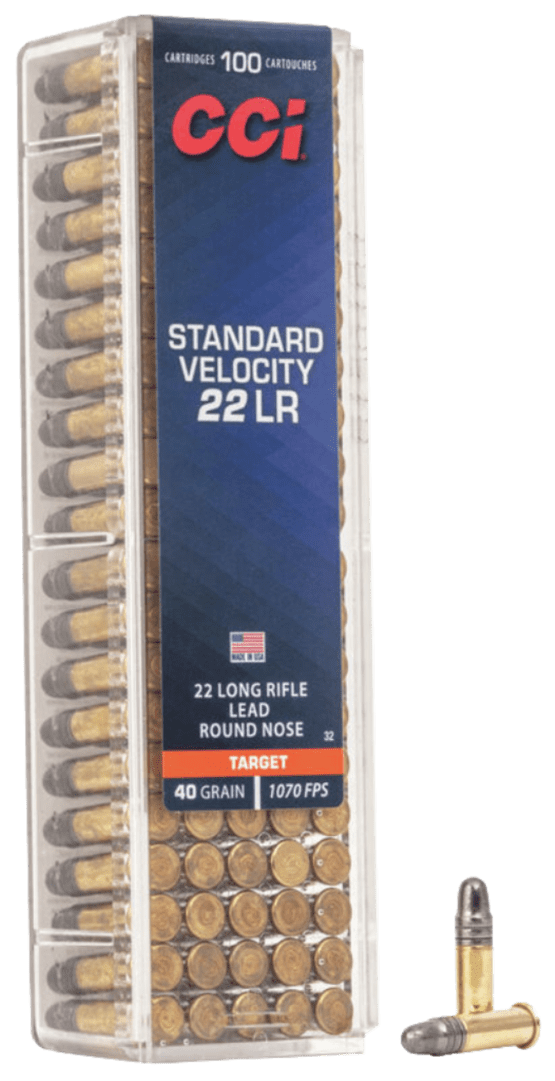 KK Patronen, CCI,  .22lr, Standard Velocity RN 40gr