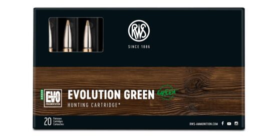 Jagdpatronen, RWS, Kal. .30-06 Spgfld, Evolution Green 9.0g