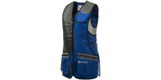 SPORTING VEST WOMAN, Beretta, Blu Royal & Grey - L