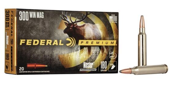 Munition, Federal, NOSLER® PARTITION®, Vital-Shok, cal. .243 Win, 100 GRs