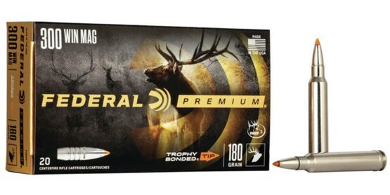 Munition, Federal, TROPHY BONDED® TIP, Vital Shok, cal. .270 WSM, 140 GR