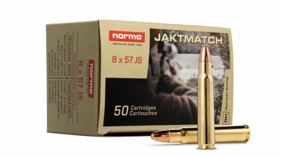 Munition, NORMA Jaktmatch 8x57 JS FMJ 8,0g/123gr