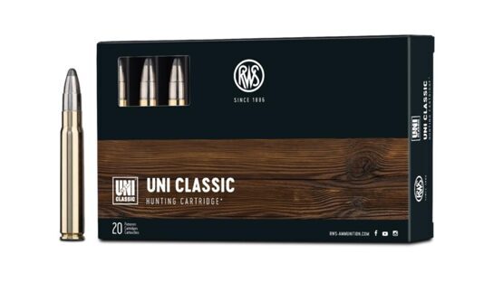 Büchsenpatronen, RWS, 9,3x62 UNI CLASSIC 19,0g