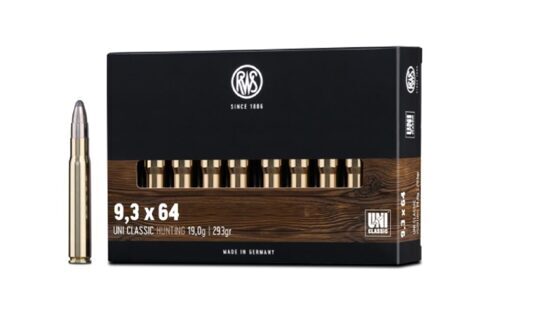 Büchsenpatronen, RWS, 9,3x64 UNI CLASSIC 19,0g