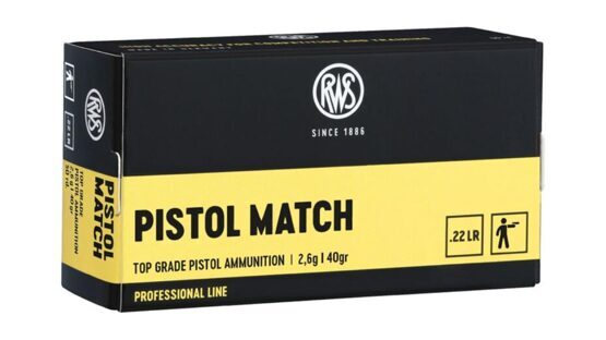 Randfeuerpatronen, RWS, Pistol Match .22 LR