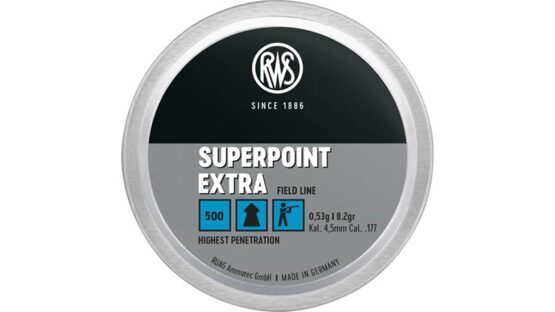 Diabolo-Spitz, RWS, Superpiont Extra 4.50 mm, 0.53g