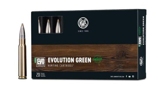 Jagdpatrone, RWS, Kal. 8x57 IS Evo Green, 9.0 g