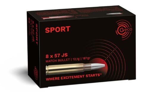 Büchsenpatronen, GECO, 8x57 IS, Sport SG 12,1 g