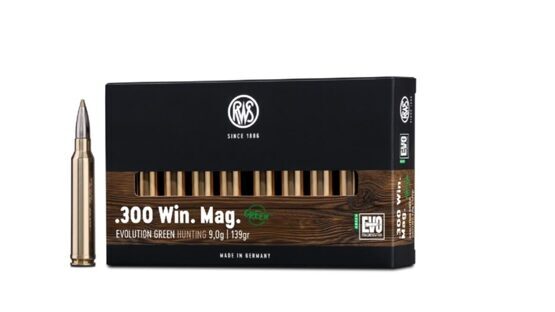 Büchsenpatronen, RWS, .300 Win. Mag. Evo Green 9,0g