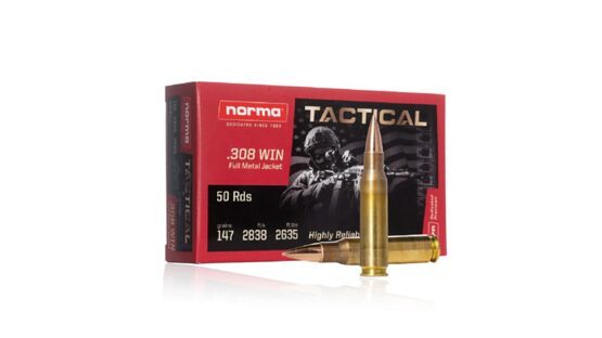 Munition, NORMA .308 Win. Tactical 9,5g/147gr