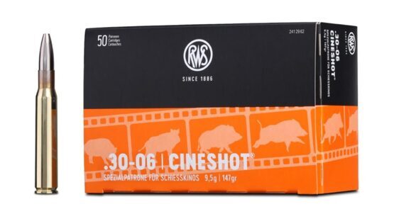 Scheibenpatronen, RWS, .30-06 Cinéshot 9.5g