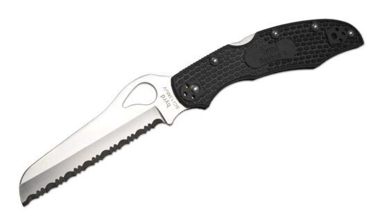 Spyderco Cara Cara 2 Rescue Black FRN SpyderEdge