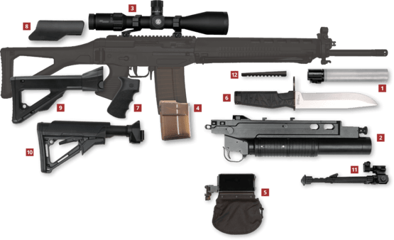 MAGPUL CTR für Sturmgewehr 551