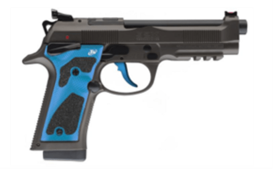 Pistole, Beretta, 92X Performance Special Makes, Kal. 9mm, blau