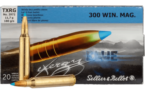 Büchsenpatronen, Kal. .300 WIN MAGNUM, TXRG	180 gr, 11.7g