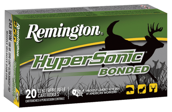 Kugelpatrone, Remington, .243Win, PSP CoreLokt 100gr