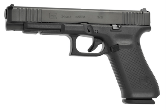 Pistole, GLOCK 34 Gen5/FS in MOS-Konfiguration, Kal. 9mm