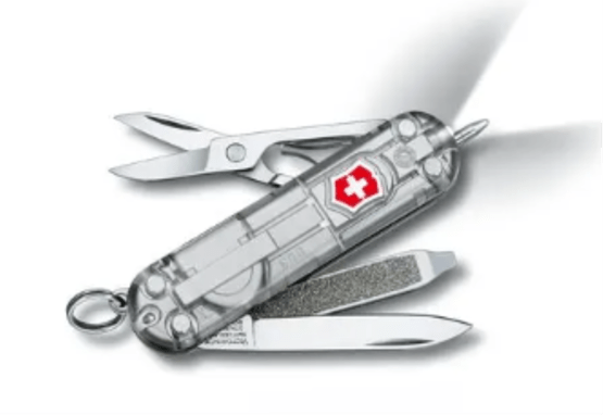 Taschenmesser, Victorinox, Signature Lite, 58mm, silver transparent