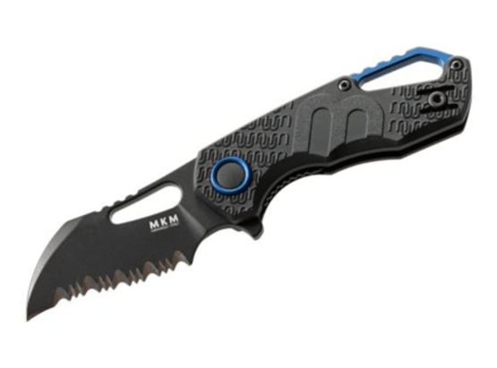 MESSER, MKM ISONZO BLACK HAWKBILL SERRATED