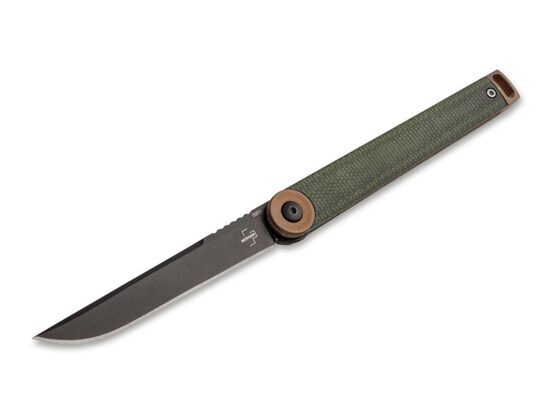 Taschenmesser, Böker Plus Kaizen Green Canvas Micarta