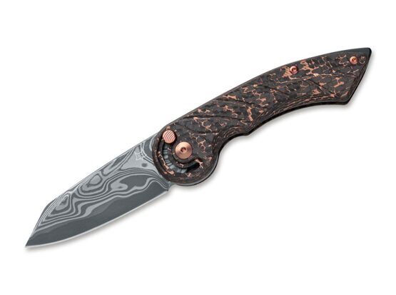 Taschenmesser, Fox Knives Radius Damascus Space Coral CF LTD