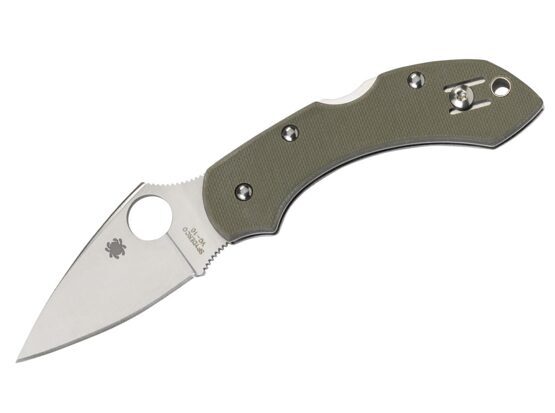 Spyderco Dragonfly Foliage Green G-10 Plain Edge