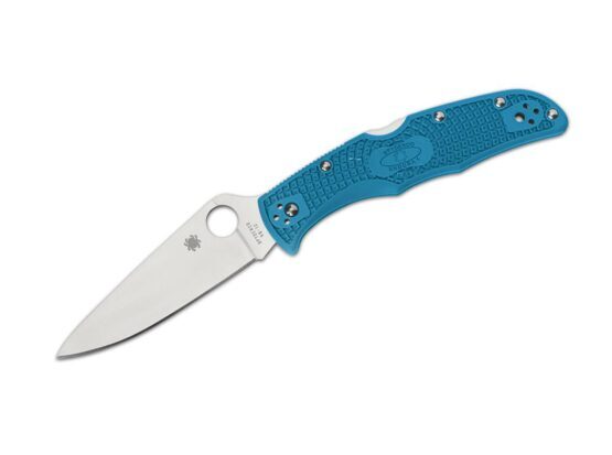 Spyderco Endura Flat Ground Blau