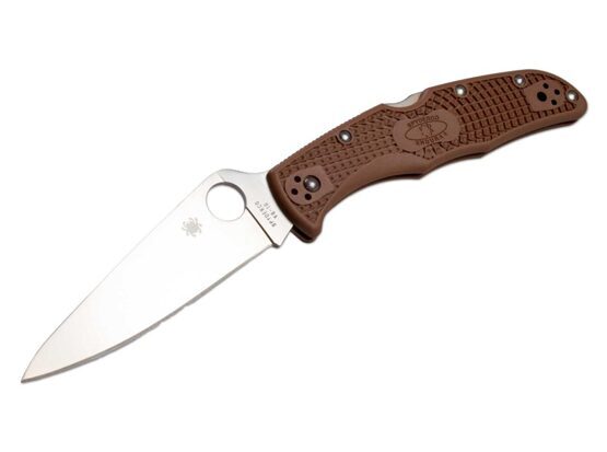 Spyderco Endura Flat Ground Braun