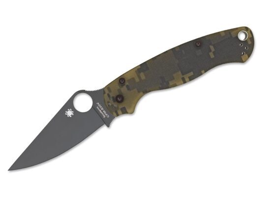 Spyderco Para-Military 2 Digital Camo G-10 Black