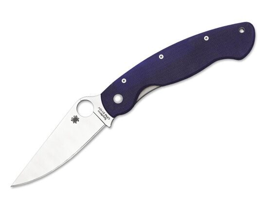 Spyderco Military G-10 Dark Blue