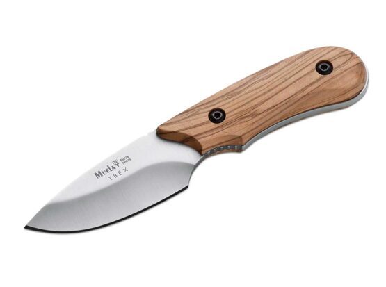 Feststehendes Messer, Muela, Ibex Olive