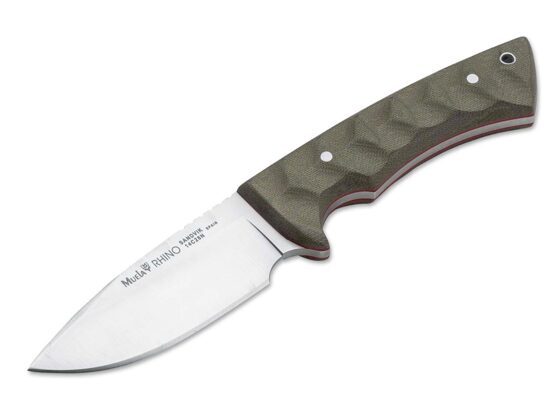 Messer, Rhino Micarta Green, Muela