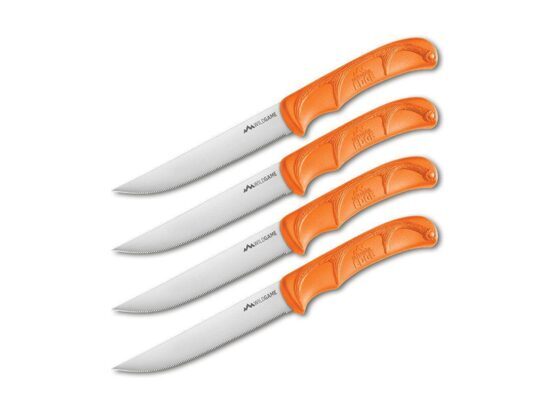 Feststehendes Messer, Outdoor Edge Wild Game Steak Knives Orange