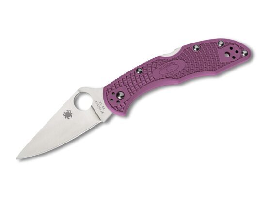 Spyderco Delica Flat Ground Violett