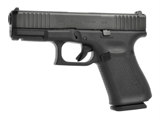 Pistole, GLOCK 19 Gen5 FS / MOS, Kal. 9mm